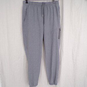 Layer8 Men's Size M Gray Ultralight Qwick-Dry Athletic Joggers Pants
